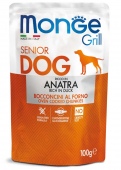 Monge Dog Grill (кусочки гриль в соусе для собак)